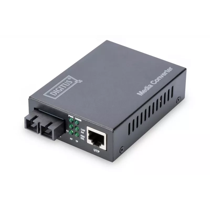 DIGITUS Professional Gigabit Media Converter, RJ45 / SC (DN-82121-1)