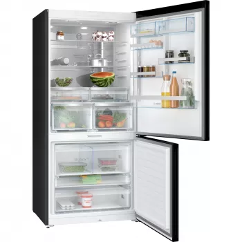 Bosch Serie 8 KGP86AXB0N šaldytuvas-šaldiklis Laisvai pastatomas 621 L Juoda, Nerūdijantis plienas