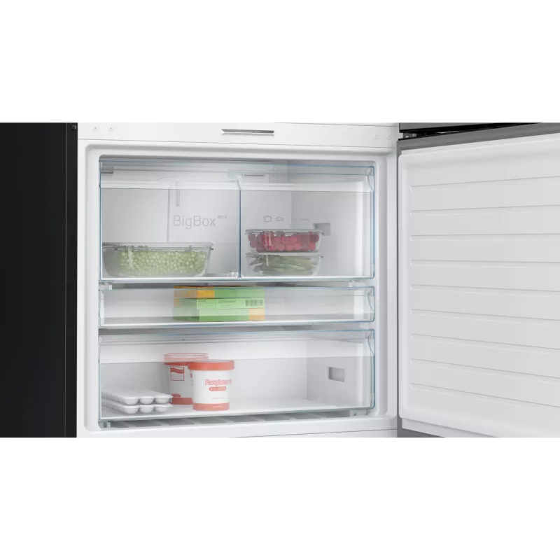 Bosch Serie 8 KGP86AXB0N šaldytuvas-šaldiklis Laisvai pastatomas 621 L Juoda, Nerūdijantis plienas