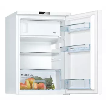 Bosch Serie 2 KTL15NWEB kombinuotas šaldytuvas Laisvai pastatomas 120 L Balta