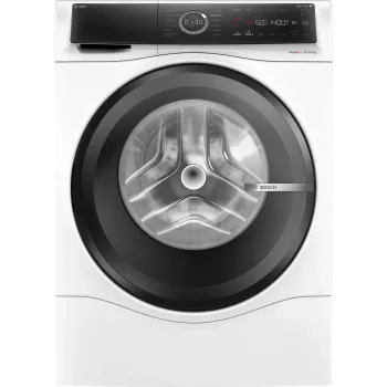 Bosch Serie 8 WNC254A40 skalbyklė-džiovyklė Laisvai pastatoma Pakrovimas iš priekio Balta