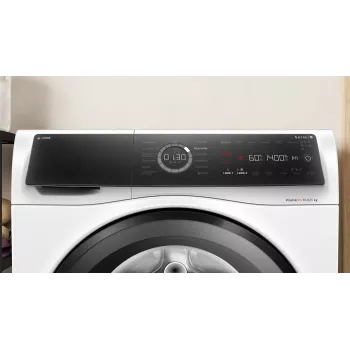 Bosch Serie 8 WNC254A40 skalbyklė-džiovyklė Laisvai pastatoma Pakrovimas iš priekio Balta