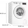 Bosch Serie 6 WUU28T22 skalbimo mašina Įkraunama iš priekio 9 kg 1351 aps./min. Balta