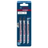 Bosch 2 608 900 563 siaurapjūklio / slankiojo pjūklo / atbulinės eigos pjūklo peilis Siaurapjūklio peilis Karbidas 3 vnt.