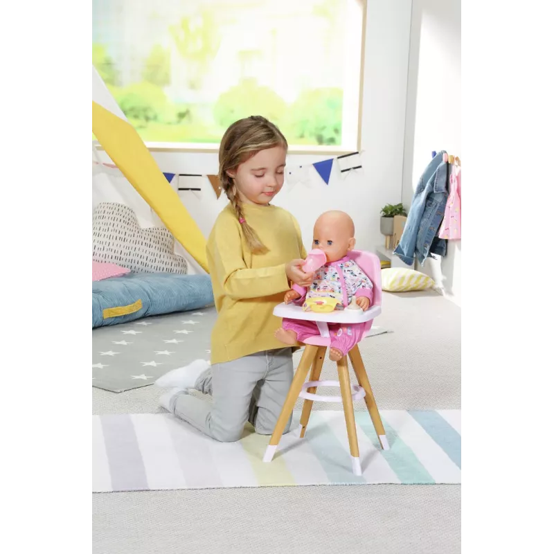 BABY born 829271 lėlių aksesuaras Aukšta kėdutė lėlei