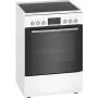 Bosch Serie 4 HKR39C220 viryklė Laisvai pastatoma viryklė Elektrinė Keraminė kaitlentė Balta