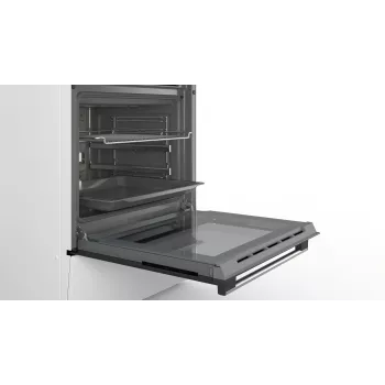 Bosch Serie 4 HKR39C220 viryklė Laisvai pastatoma viryklė Elektrinė Keraminė kaitlentė Balta