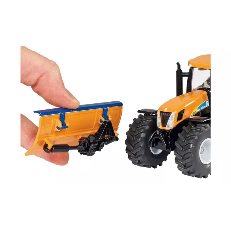 Siku Traktorius su verstuvu ir druskos barstytuvu, Traktoriaus modelis, Surinktas, 1:50, Metalas, Plastikas, 3 m., Juoda, Mėlyna, Oranžinė
