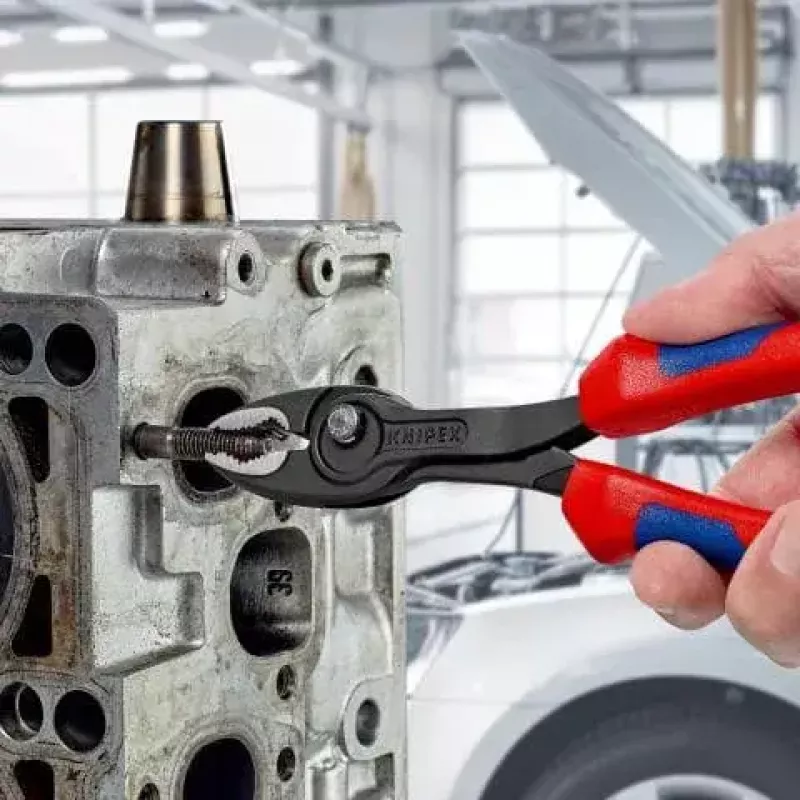 Slankiojančios jungties replės Knipex TwinGrip žandikaulio plotis 5,1 cm ilgis 200 mm