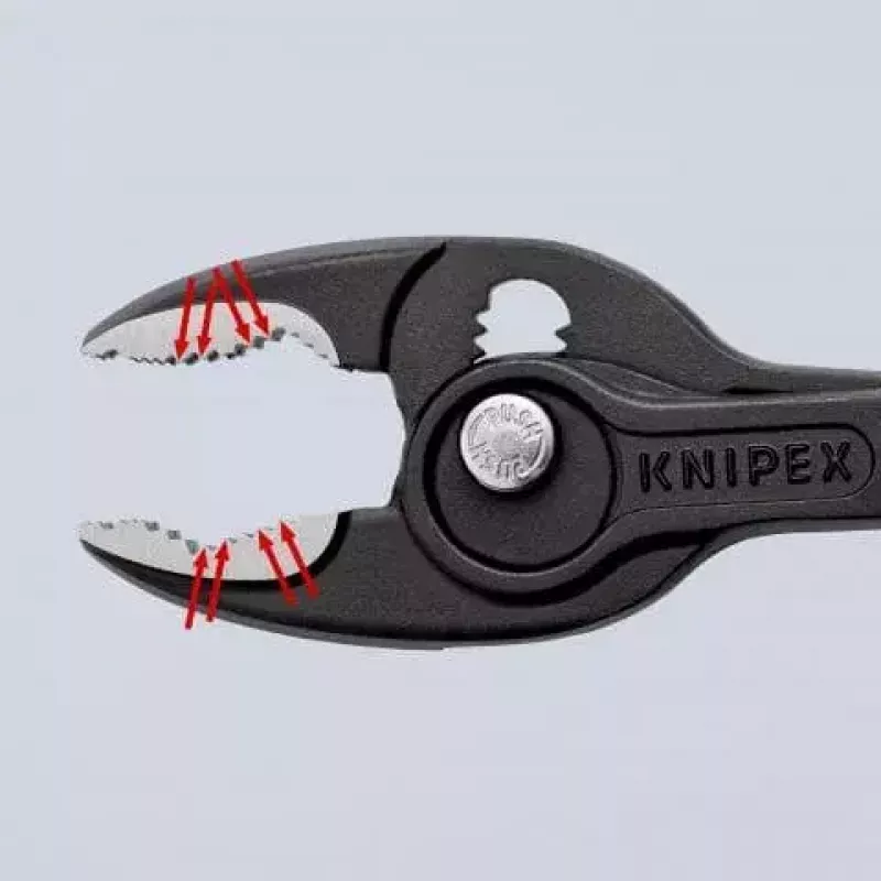 Slankiojančios jungties replės Knipex TwinGrip žandikaulio plotis 5,1 cm ilgis 200 mm