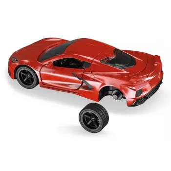 Siku Chevrolet Corvette Stingray sportinio automobilio modelis, surinktas, 1:50