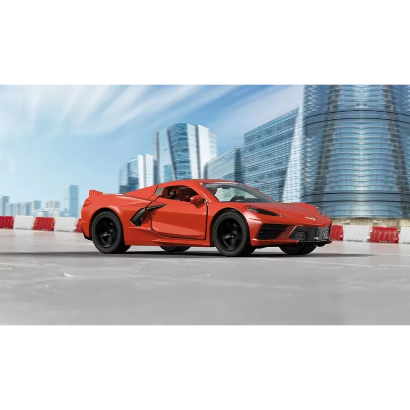 Siku Chevrolet Corvette Stingray sportinio automobilio modelis, surinktas, 1:50