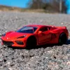 Siku Chevrolet Corvette Stingray sportinio automobilio modelis, surinktas, 1:50