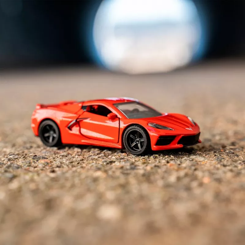 Siku Chevrolet Corvette Stingray sportinio automobilio modelis, surinktas, 1:50