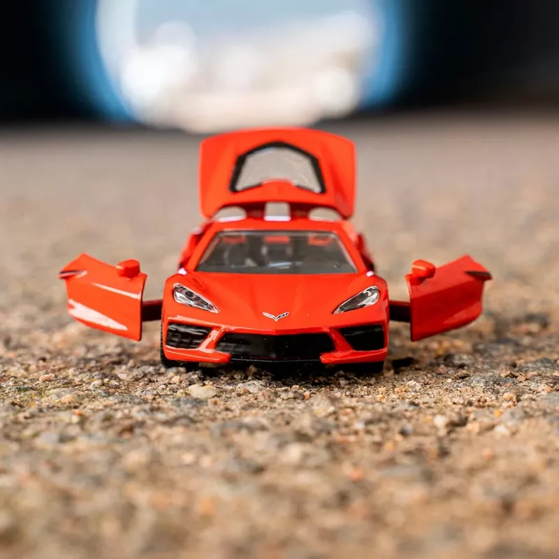 Siku Chevrolet Corvette Stingray sportinio automobilio modelis, surinktas, 1:50