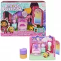 Gabby's Dollhouse, Sweet Dreams Bedroom su Pillow Cat figūrėle ir 3 priedais, 3 baldais ir 2 siuntomis, žaislai vaikams nuo 3 metų