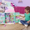 Gabby's Dollhouse, Sweet Dreams Bedroom su Pillow Cat figūrėle ir 3 priedais, 3 baldais ir 2 siuntomis, žaislai vaikams nuo 3 metų