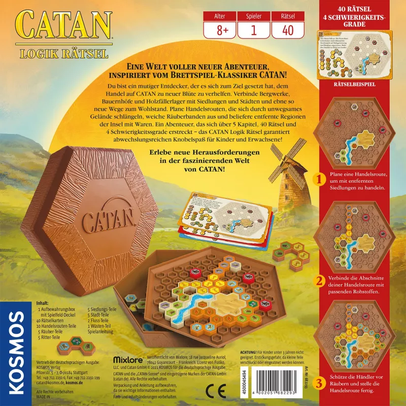 Kosmos Catan Shape puzzle Istorija