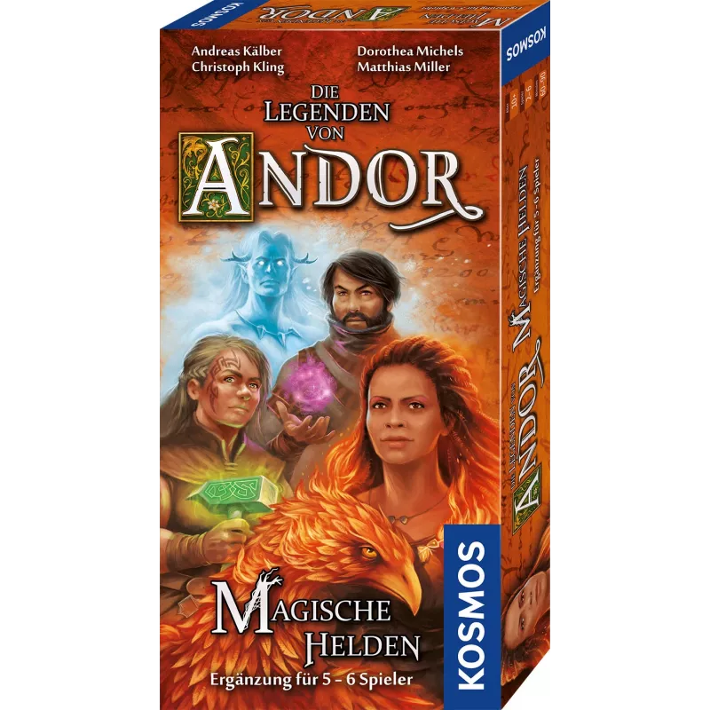 Kosmos Die Legenden von Andor - Magische Helden stalo žaidimas Strategija