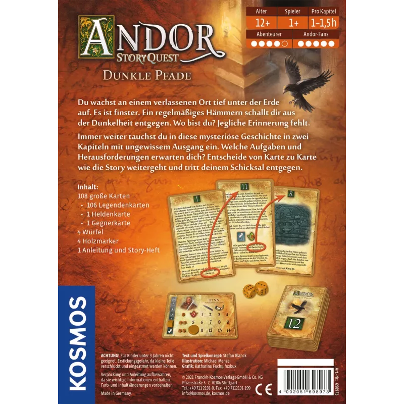 Kosmos Andor StoryQuest Stalo žaidimas Šeimai