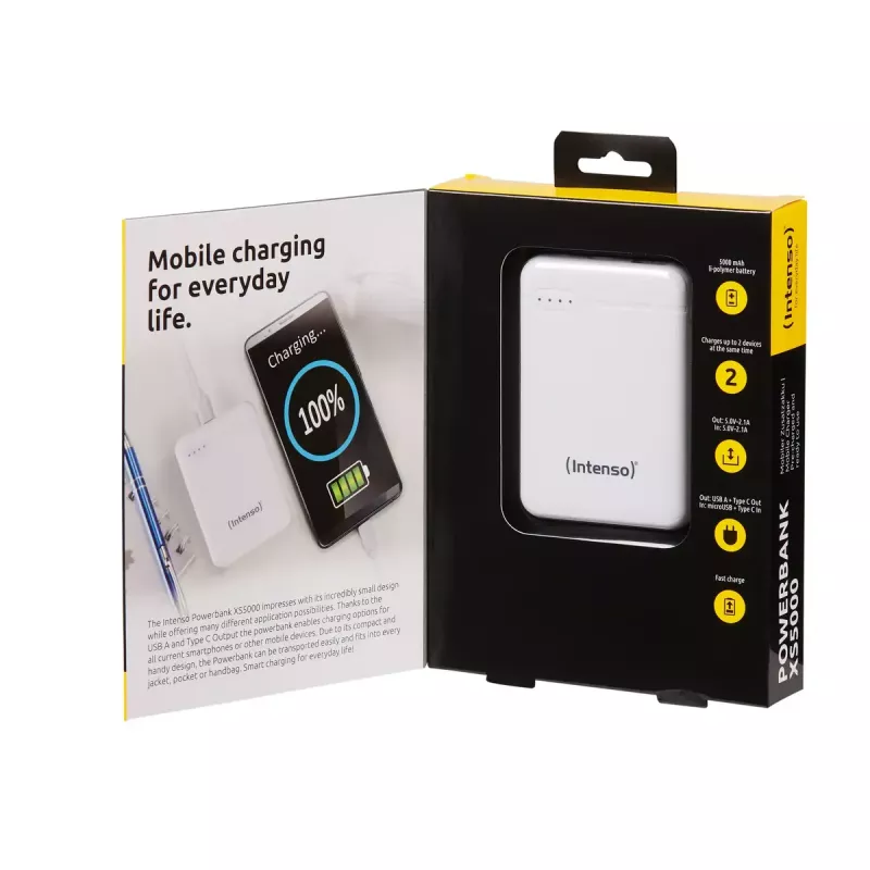 Intenso 7313522 išorinė baterija ličio polimerų 5000 mAh