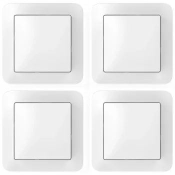 Sieninių jungiklių rinkinys, 4 vnt., Bosch Smart Home išmaniesiems pavaroms, balti