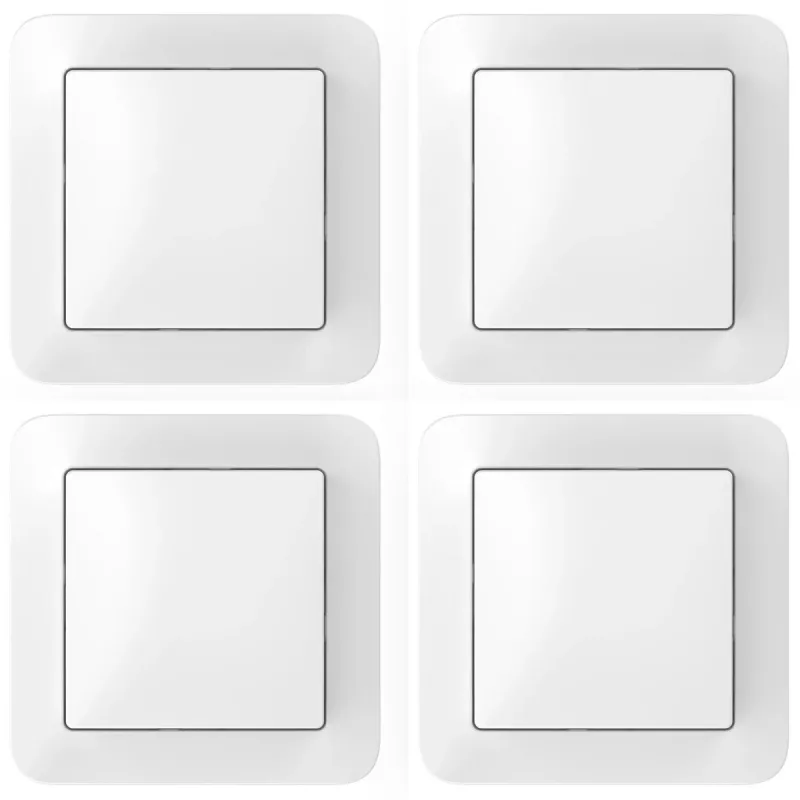 Sieninių jungiklių rinkinys, 4 vnt., Bosch Smart Home išmaniesiems pavaroms, balti