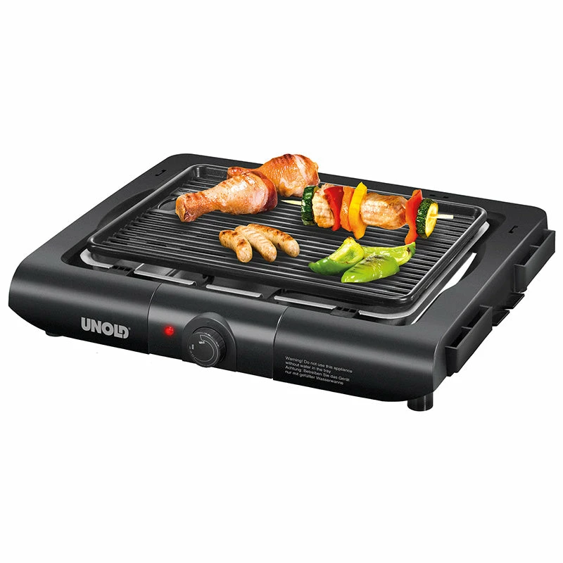 “BARBECUE-GRILL Vario” galima naudoti kaip stalinį arba atskirai stovintį grilį su nepridegančia kepimo plokšte iš lieto aliuminio, uždengtu kaitinimo elementu ir tolydžiu temperatūros reguliavimu. Visos dalys, išskyrus kaitinimo elementą, tinka plauti indaplovėje. Naudojant kaip atskirai stovintį grilį, yra didelė laikymo vieta ir dvi papildomos laikymo vietos, kurias galima įstatyti šone…