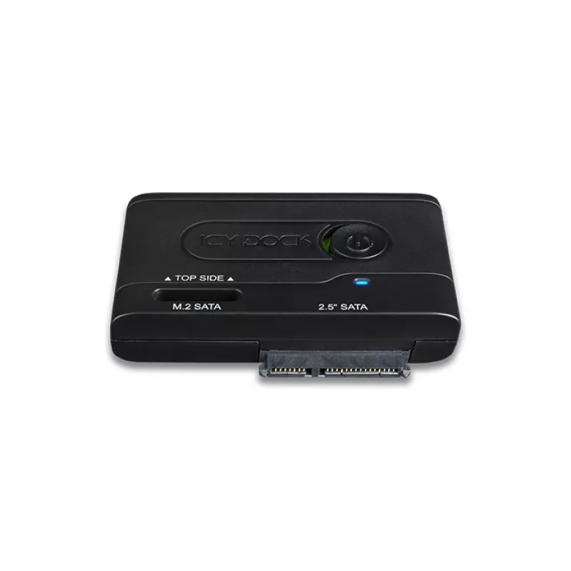 ICY BOX Ez-adapter - 2,5 col. ir M.2 SATA standžiojo disko / SSD į USB 3.2 Gen 1 adapteris