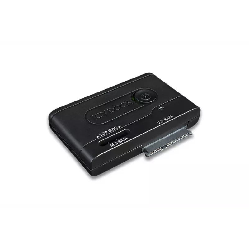 ICY BOX Ez-adapter - 2,5 col. ir M.2 SATA standžiojo disko / SSD į USB 3.2 Gen 1 adapteris