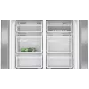 Siemens iQ300 KF96NVPEA šaldytuvas su šoninėmis durelėmis Pastatomas 605 l Sidabrinis