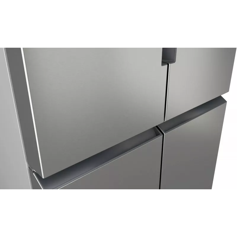 Siemens iQ300 KF96NVPEA šaldytuvas su šoninėmis durelėmis Pastatomas 605 l Sidabrinis
