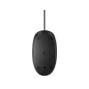 HP 128 lazerinė laidinė pelė, abiem rankoms tinkama, lazerinė, USB Type-A, 1200 DPI, juoda