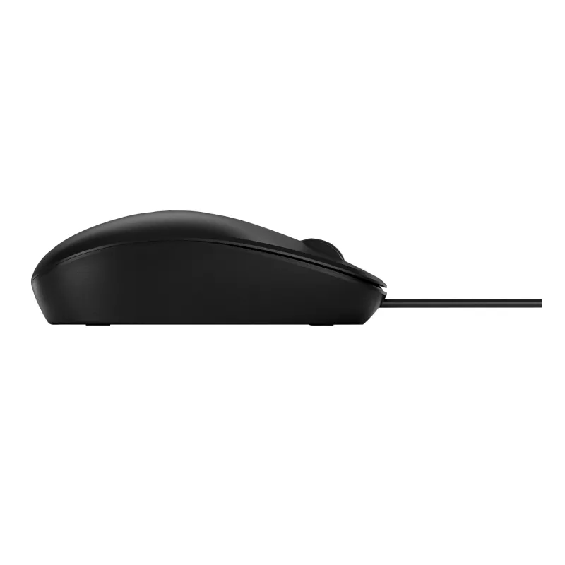 HP 128 lazerinė laidinė pelė, abiem rankoms tinkama, lazerinė, USB Type-A, 1200 DPI, juoda