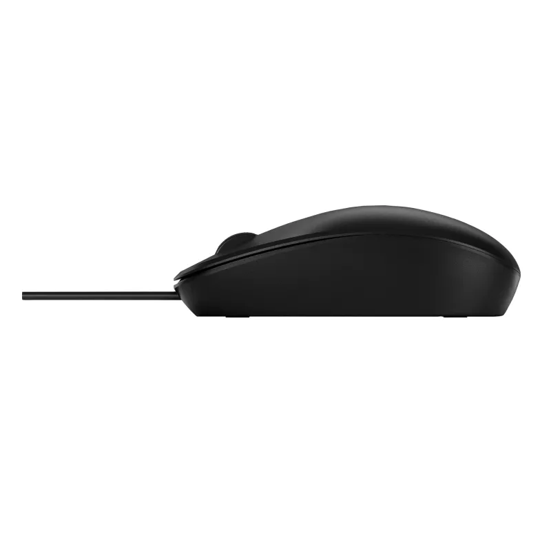 HP 128 lazerinė laidinė pelė, abiem rankoms tinkama, lazerinė, USB Type-A, 1200 DPI, juoda