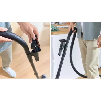 Bosch Serie 4 BGD38BU2 dulkių siurblys 4 L Būgninis siurblys Sausas 600 W Dulkių maišelis