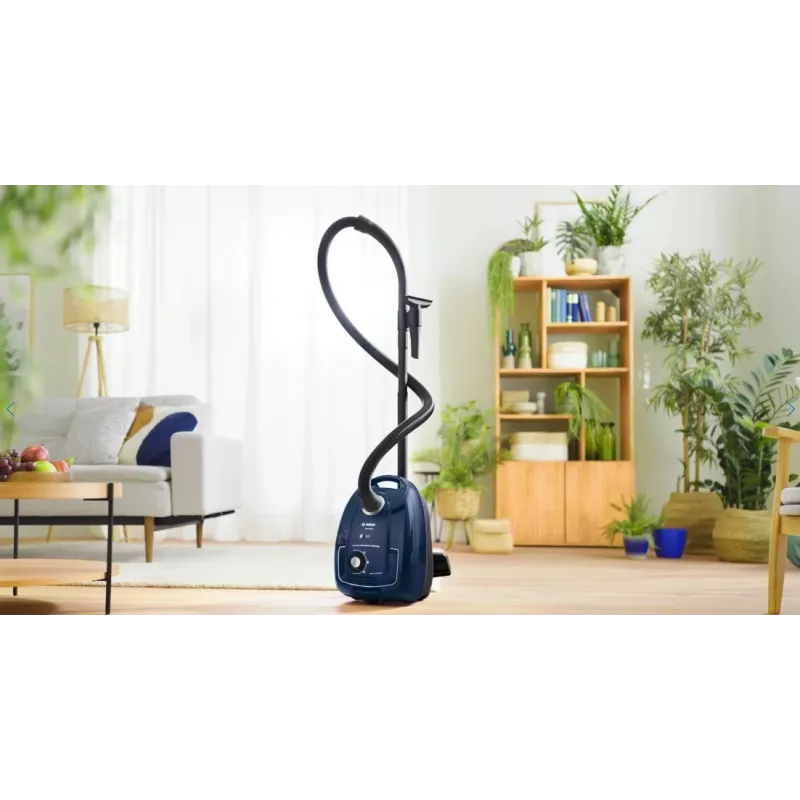 Bosch Serie 4 BGD38BU2 dulkių siurblys 4 L Būgninis siurblys Sausas 600 W Dulkių maišelis