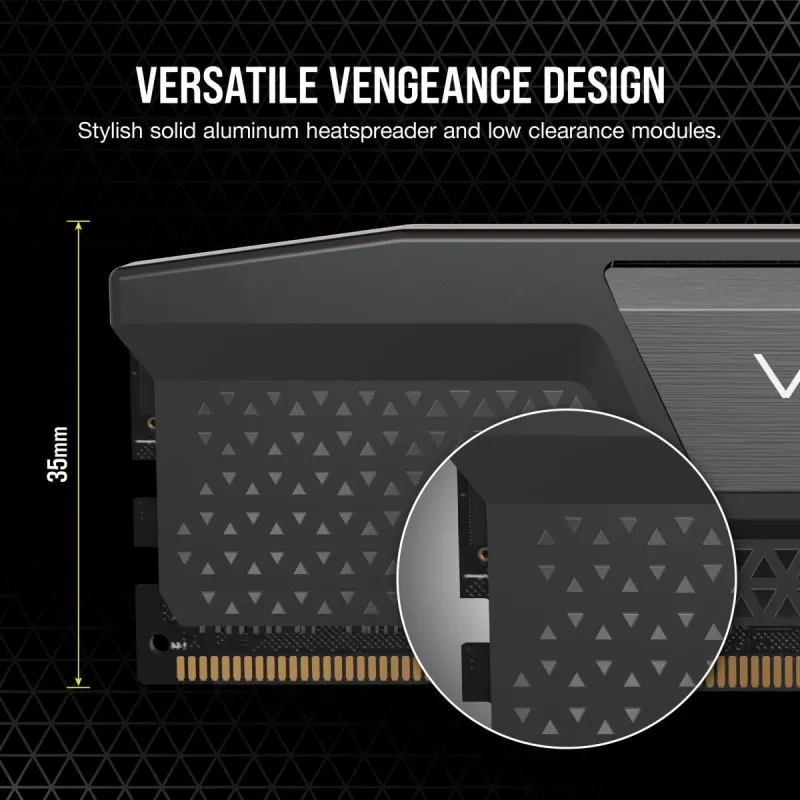 CORSAIR Memory 32GB (2x16gb) DDR5 Dram 6000mt/s CL38 Memory Kit Vengeance Juoda