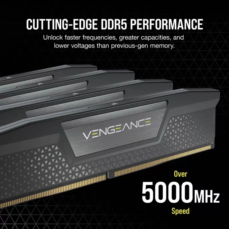 CORSAIR Memory 32GB (2x16gb) DDR5 Dram 6000mt/s CL38 Memory Kit Vengeance Juoda