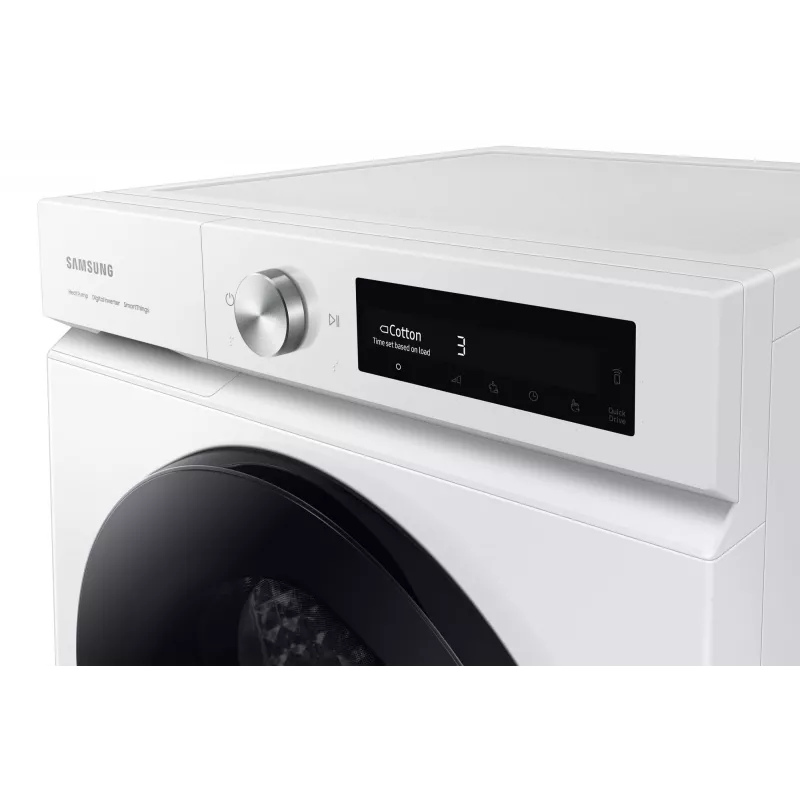 “Samsung DV90BB7445GWS2” skalbyklė-džiovyklė, atskirai stovinti, įkraunama iš priekio, 9 kg, balta