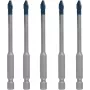 Grąžtų rinkinys Bosch EXPERT HEX-92608900598 — 5 vnt. kietai keramikai