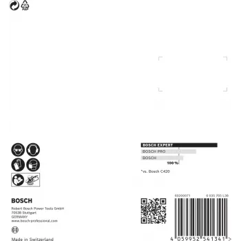 Bosch 2 608 900 804 rotacinio įrankio šlifavimo/šveitimo priedas Mediena Šlifavimo lapelis