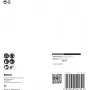 Bosch 2 608 900 804 rotacinio įrankio šlifavimo/šveitimo priedas Mediena Šlifavimo lapelis