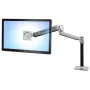 ERGOTRON Lx Hd sėdimos-stovimos pozicijos stalo laikiklis LCD svirčiai (poliruotas aliuminis)
