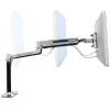 ERGOTRON Lx Hd sėdimos-stovimos pozicijos stalo laikiklis LCD svirčiai (poliruotas aliuminis)