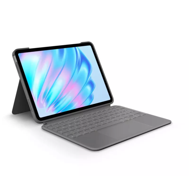 LOGITECH Combo Touch iPad Air 11-in 5-os kartos Oxford Pilka Qwertz vokiška