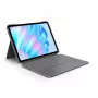 LOGITECH Combo Touch iPad Air 11-in 5-os kartos Oxford Pilka Qwertz vokiška