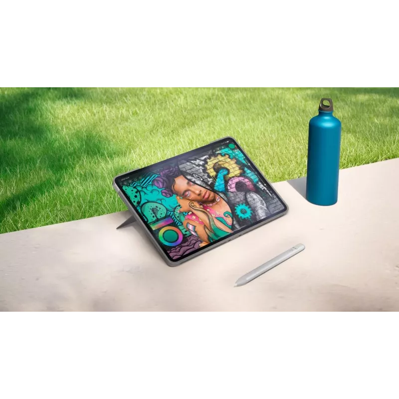 LOGITECH Combo Touch iPad Air 11-in 5-os kartos Oxford Pilka Qwertz vokiška