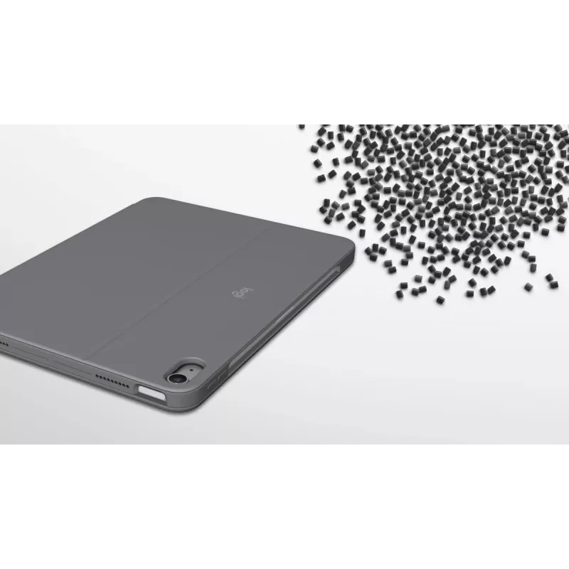 LOGITECH Combo Touch iPad Air 11-in 5-os kartos Oxford Pilka Qwertz vokiška