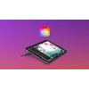 LOGITECH Combo Touch iPad Air 11-in 5-os kartos Oxford Pilka Qwertz vokiška